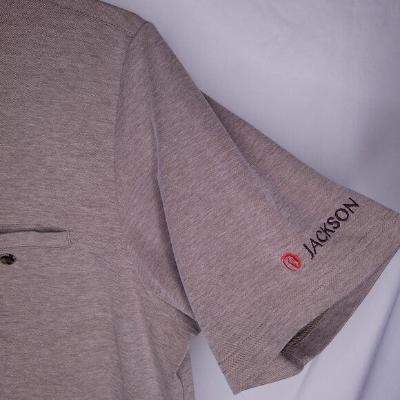 Travis Mathew Polo Shirt Mens XXL Brown - Picture 4 of 12